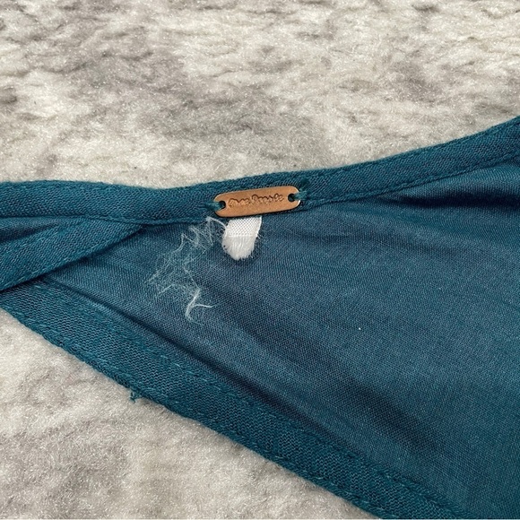 Free People Green Sweet Tennessee Embroidered Long Sleeve Dress - Picture 11 of 15